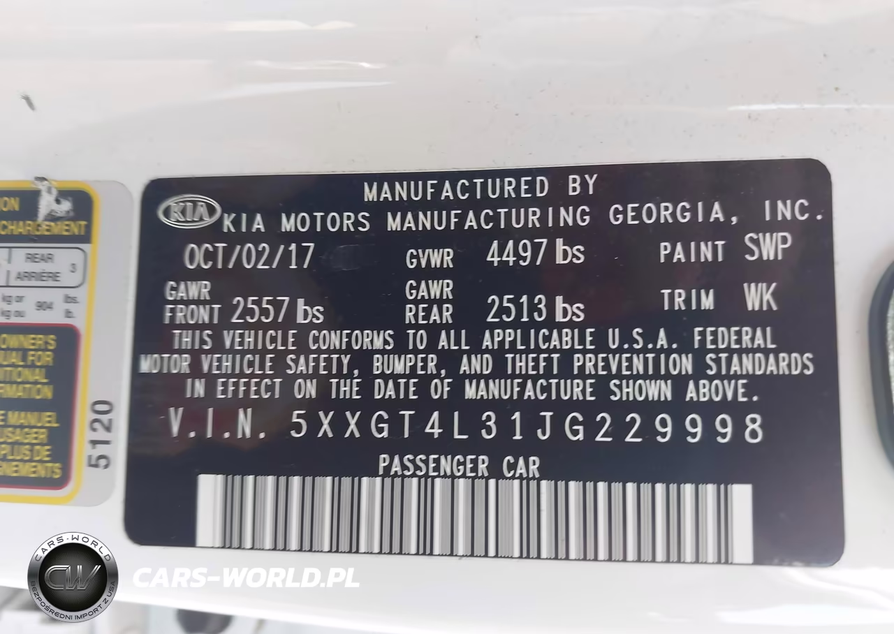 2018 Kia Optima Lx VIN:5XXGT4L31JG229998 - 9