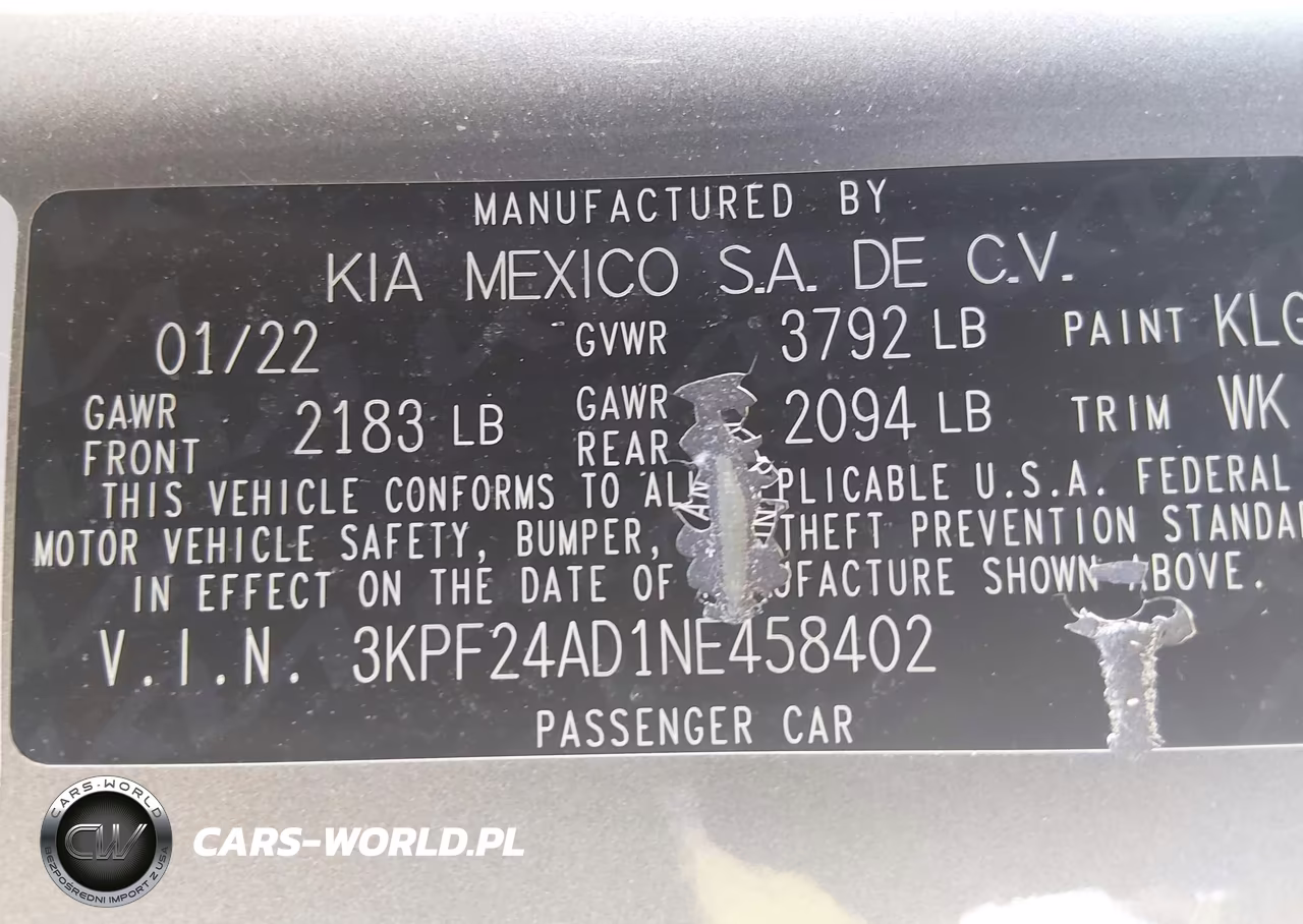 2022 Kia Forte Lxs VIN:3KPF24AD1NE458402 - 9