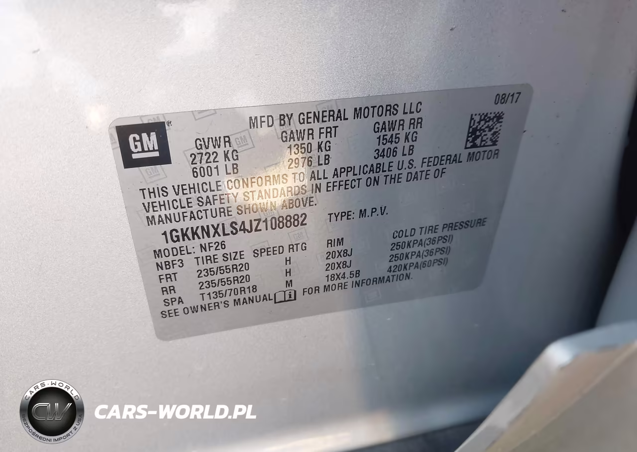 2018 GMC Acadia Denali VIN:1GKKNXLS4JZ108882 - 9