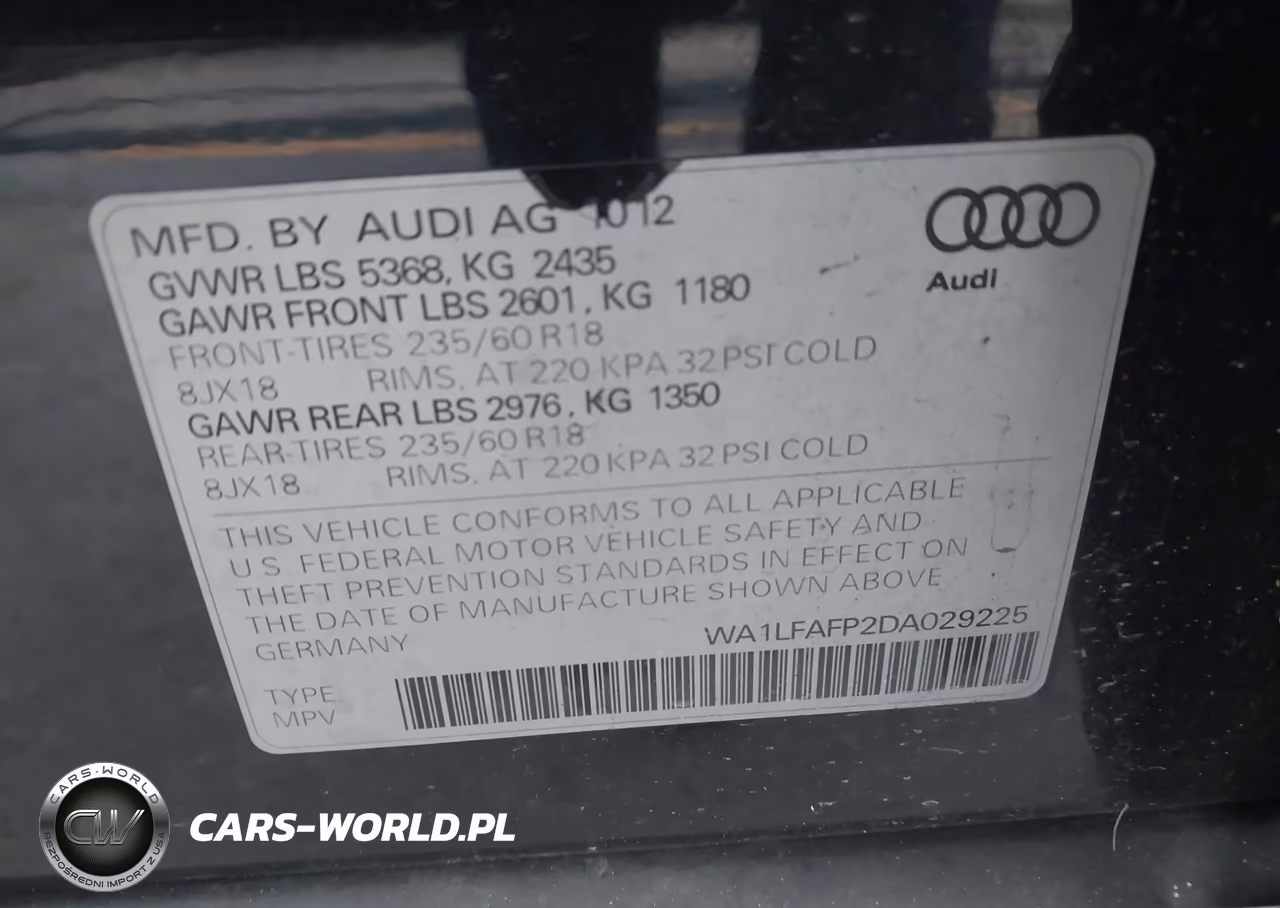 2013 Audi Q5 2.0T Premium VIN:WA1LFAFP2DA029225 - 9
