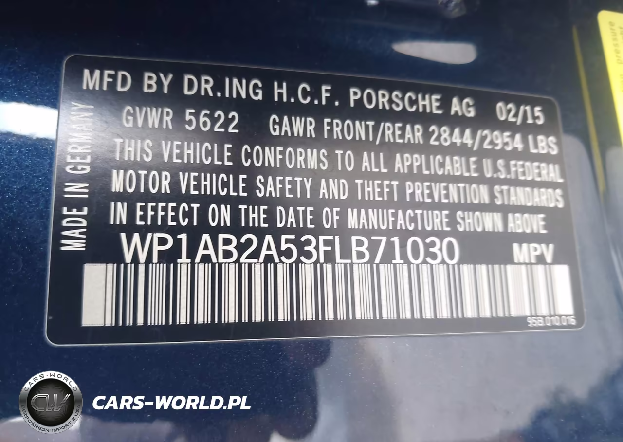 2015 Porsche Macan S VIN:WP1AB2A53FLB71030 - 9
