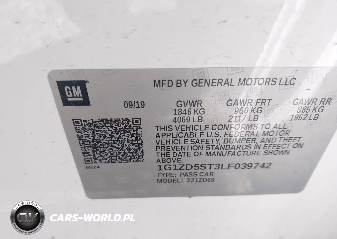 2020 Chevrolet Malibu Fwd Lt VIN:1G1ZD5ST3LF039742 - 9