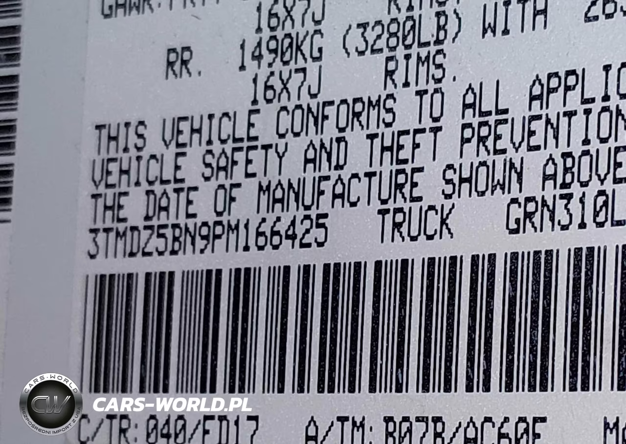 2023 Toyota Tacoma Trd Off Road VIN:3TMDZ5BN9PM166425 - 9