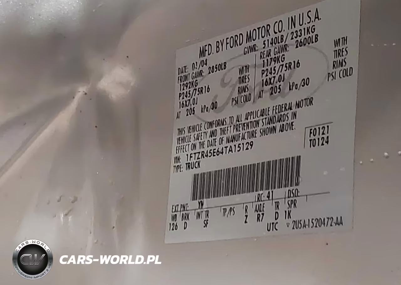 2004 Ford Ranger Edge-Tremor-Xlt VIN:1FTZR45E64TA15129 - 9