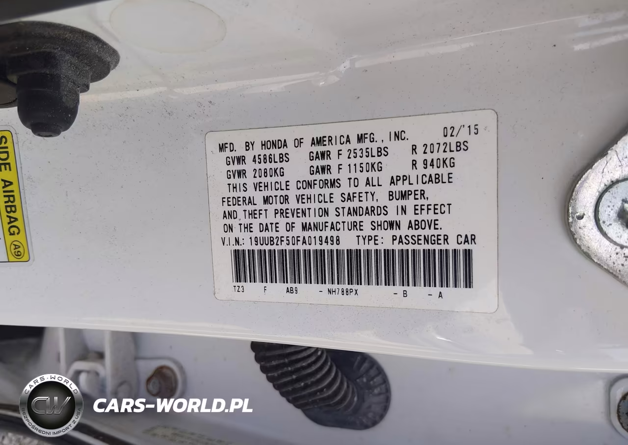 2015 Acura Tlx V6 Tech VIN:19UUB2F50FA019498 - 9
