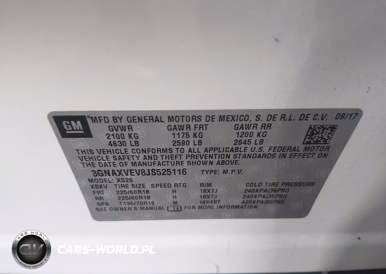 2018 Chevrolet Equinox Premier VIN:3GNAXVEV8JS525116 - 9
