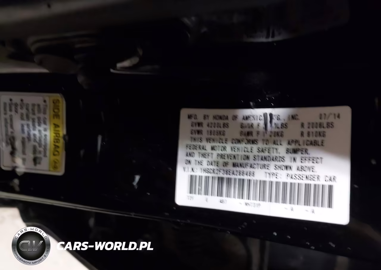 2014 Honda Accord Lx VIN:1HGCR2F36EA286486 - 9