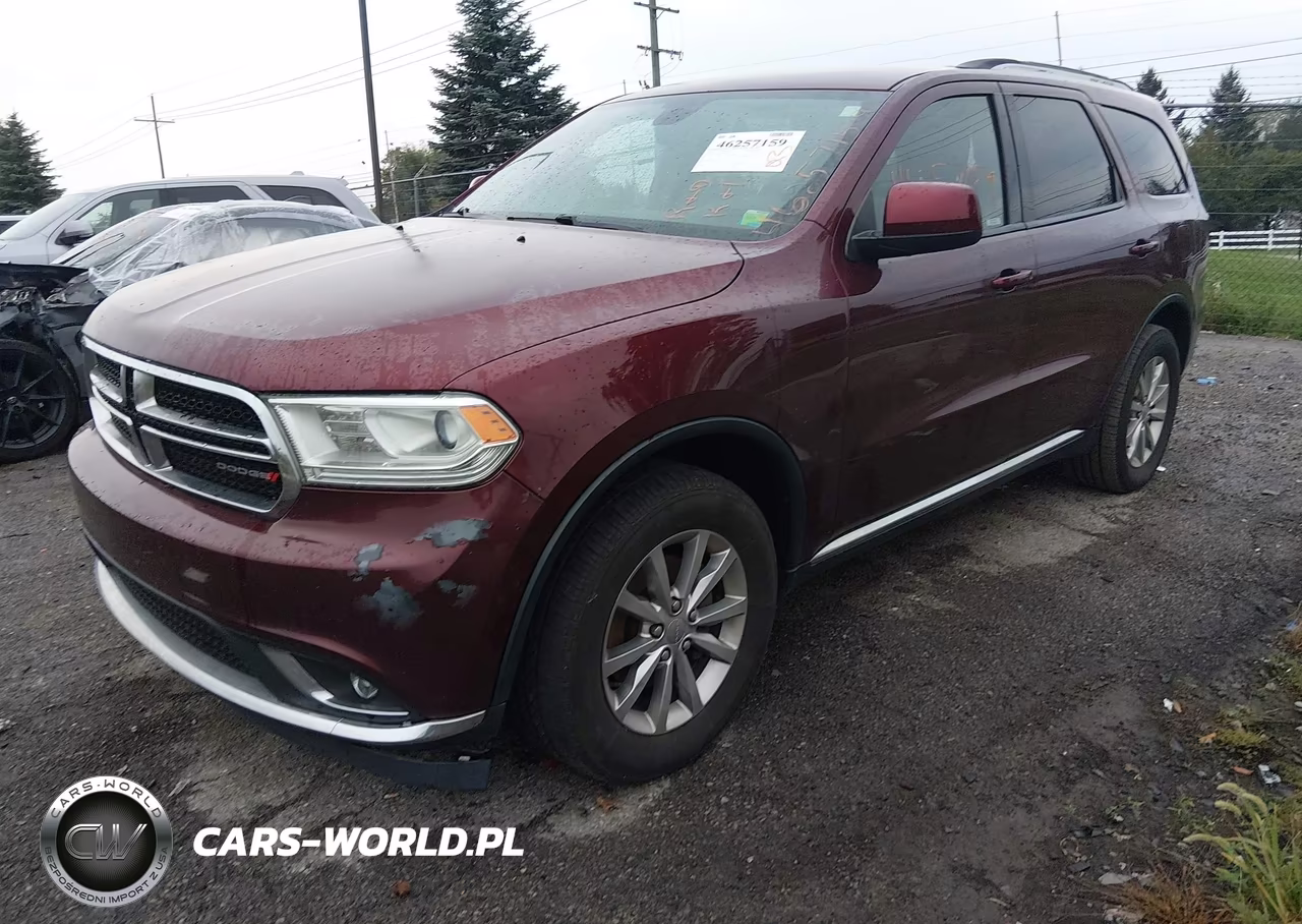 2016 Dodge Durango Sxt VIN:1C4RDJAG9GC459954 - 2