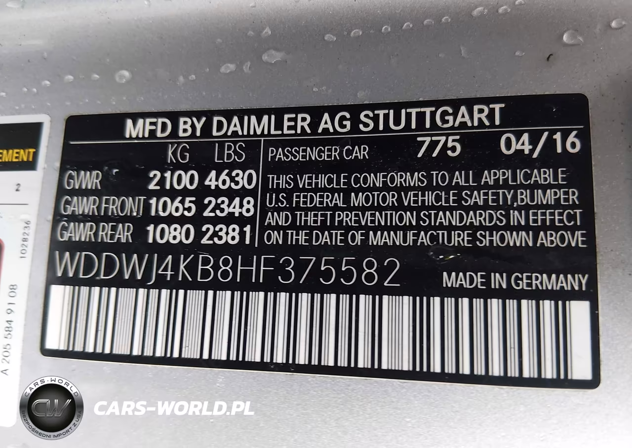 2017 Mercedes-Benz C 300 4Matic VIN:WDDWJ4KB8HF375582 - 9