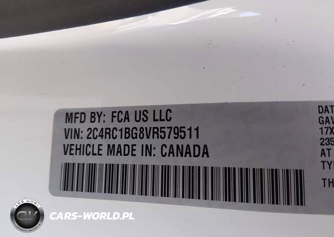 2027 Chrysler Pacifica VIN:2C4RC1BG8VR579511 - 9