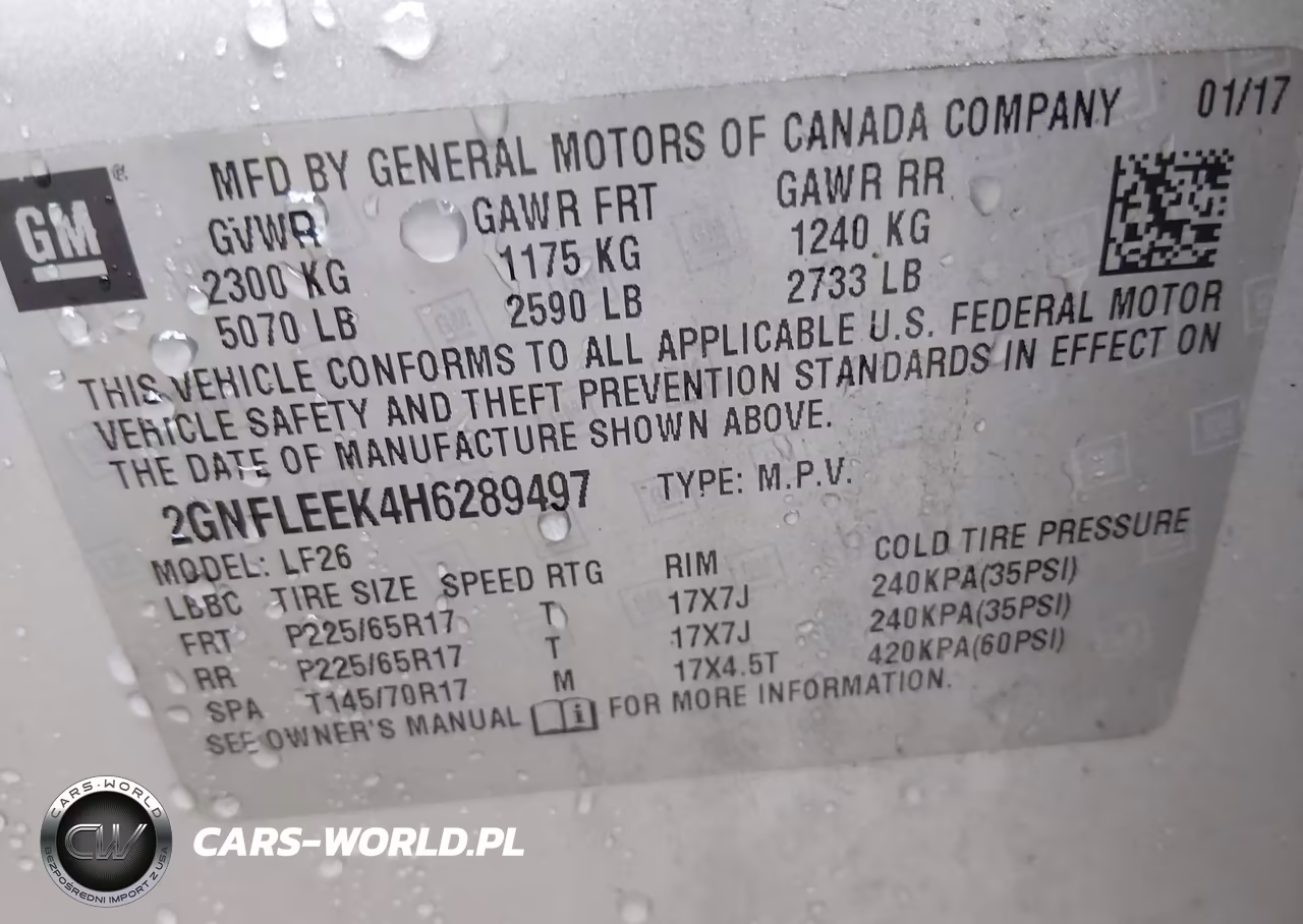 2017 Chevrolet Equinox Ls VIN:2GNFLEEK4H6289497 - 9