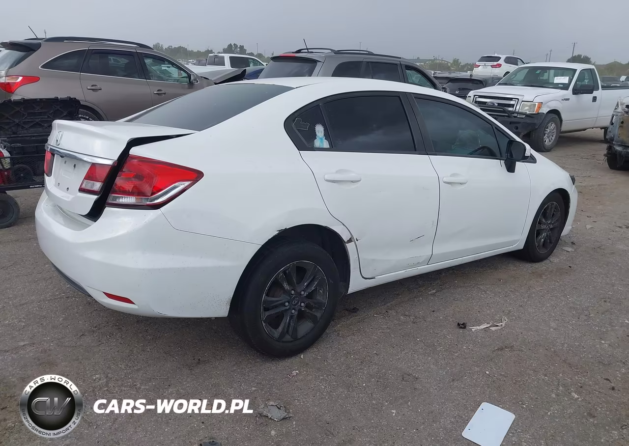 2014 Honda Civic Lx VIN:2HGFB2F55EH514708 - 4