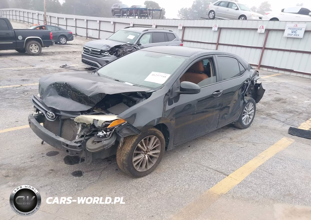 2015 Toyota Corolla Le Plus VIN:2T1BURHEXFC343852 - 2