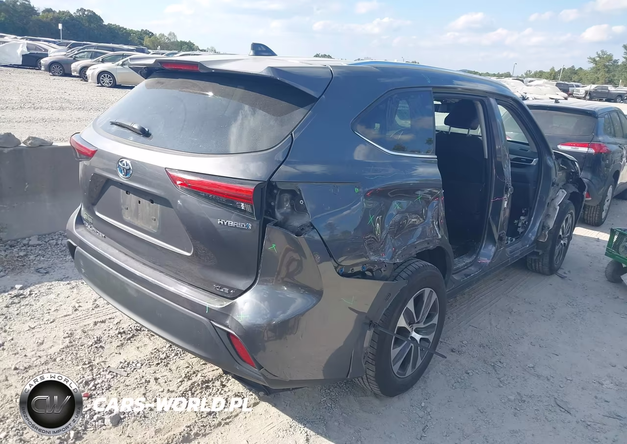 2020 Toyota Highlander Hybrid Xle VIN:5TDGARAH2LS502711 - 4
