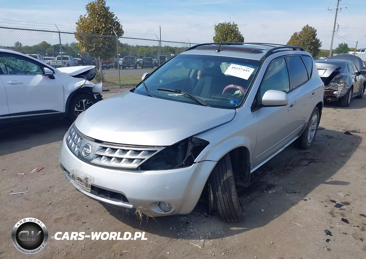 2007 Nissan Murano Sl VIN:JN8AZ08W07W661199 - 2
