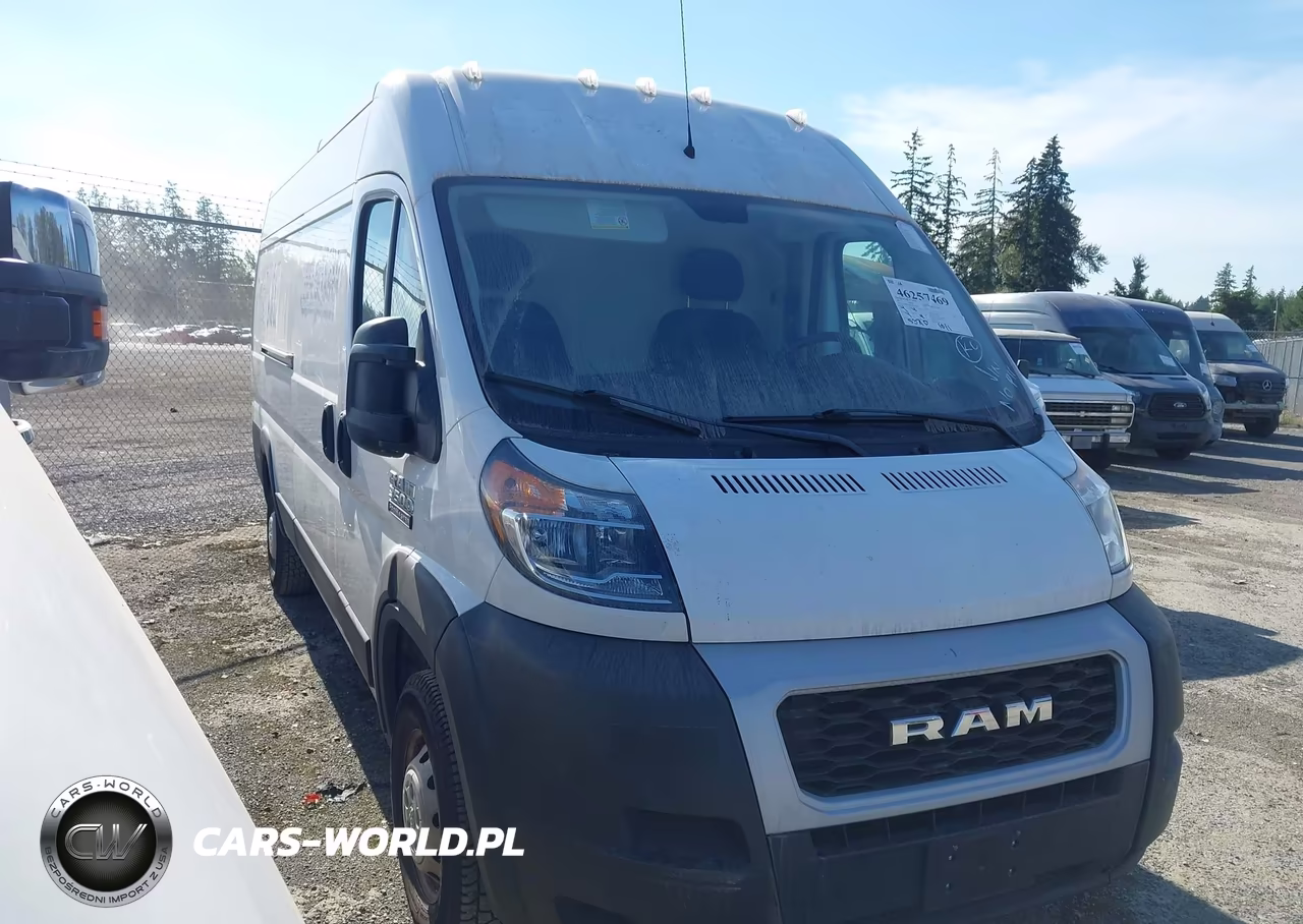 2021 Ram Promaster 3500 Cargo Van High Roof 159 Wb Ext