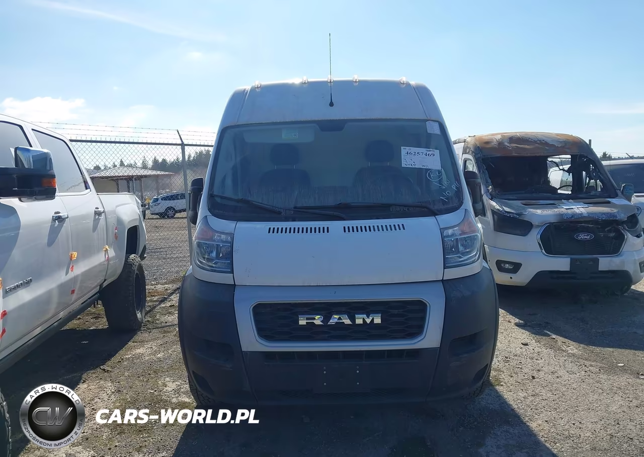 2021 Ram Promaster 3500 Cargo Van High Roof 159 Wb Ext VIN:3C6MRVJG8ME532584 - 12
