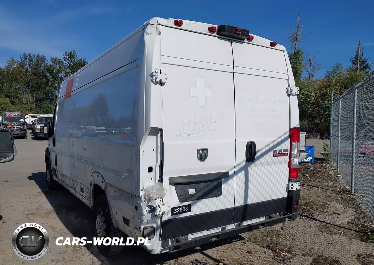 2021 Ram Promaster 3500 Cargo Van High Roof 159 Wb Ext VIN:3C6MRVJG8ME532584 - 3