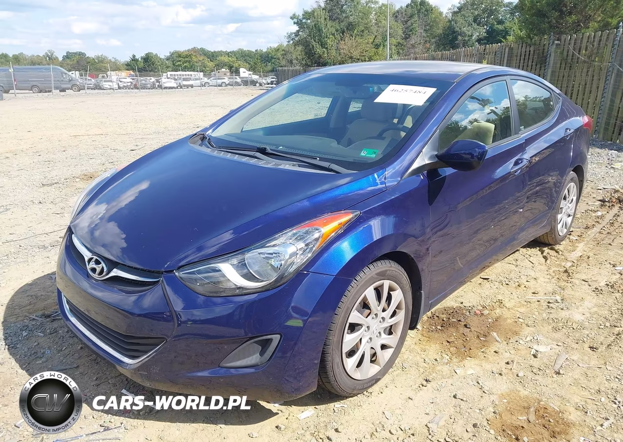 2013 Hyundai Elantra Gls VIN:5NPDH4AE9DH215266 - 2