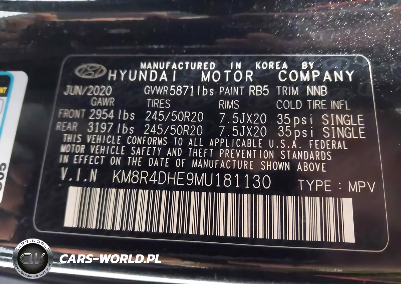 2021 Hyundai Palisade Sel VIN:KM8R4DHE9MU181130 - 9