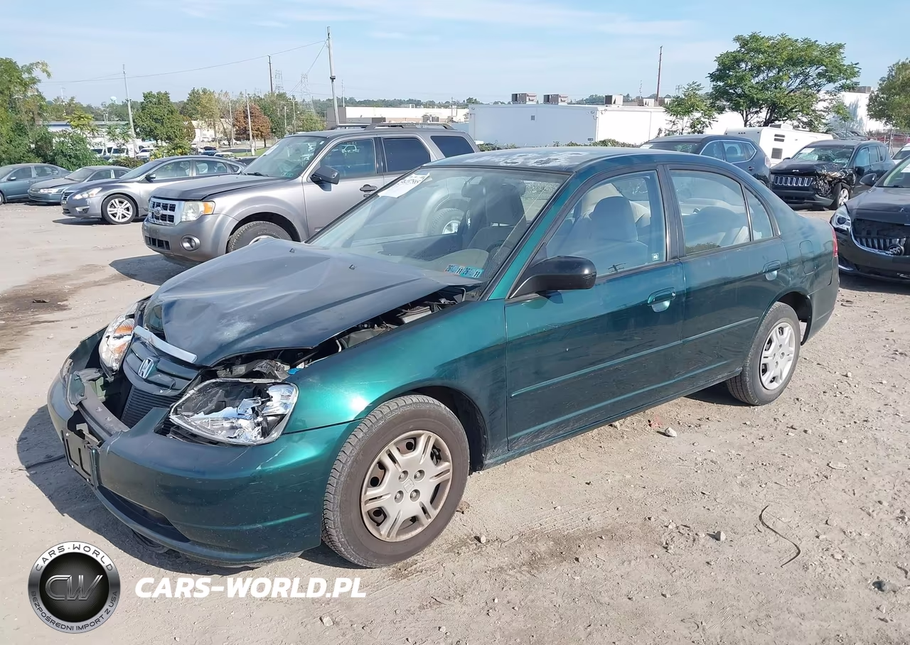 2002 Honda Civic Lx VIN:2HGES16682H512526 - 2
