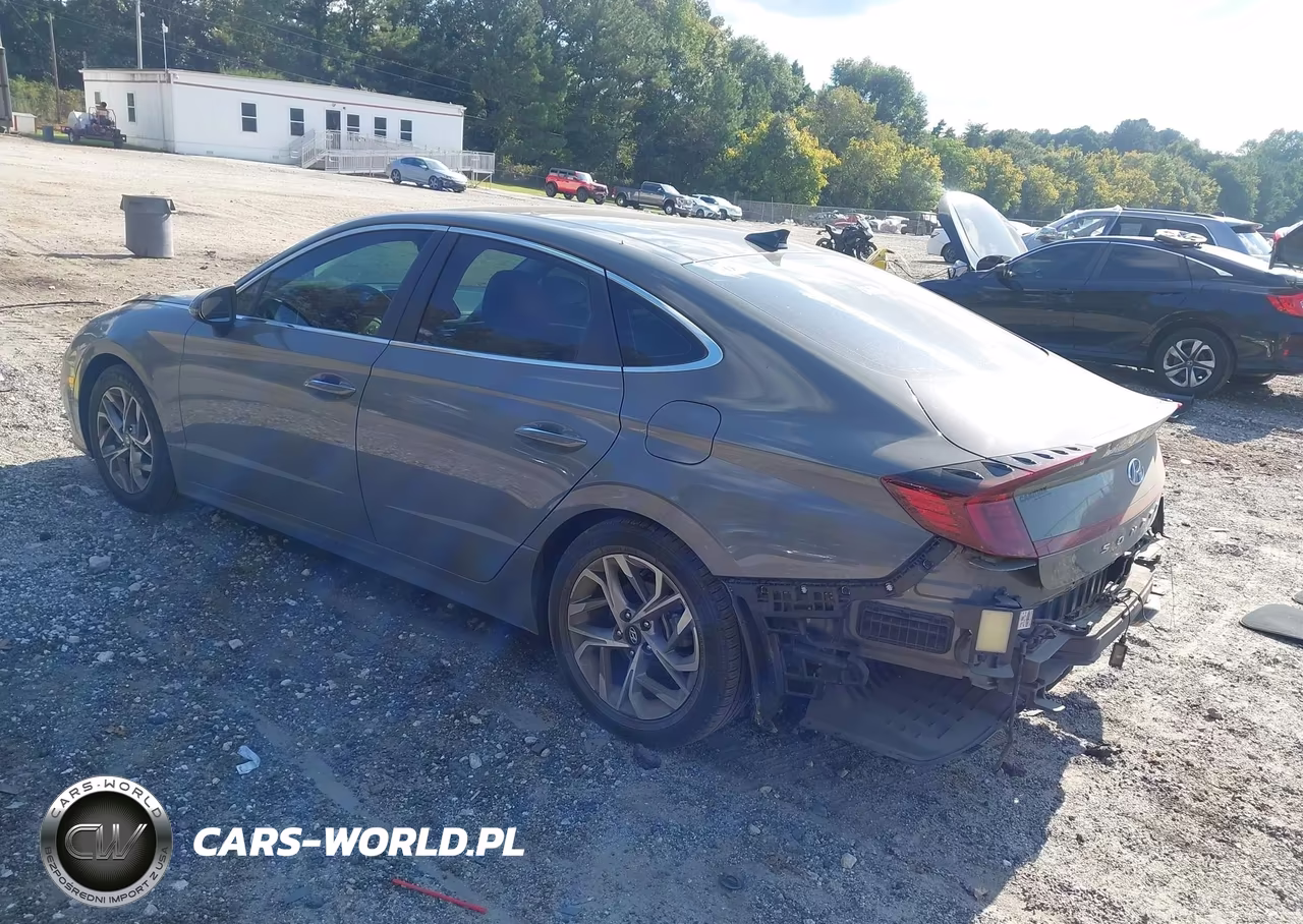 2021 Hyundai Sonata Sel VIN:KMHL14JA6MA161599 - 3