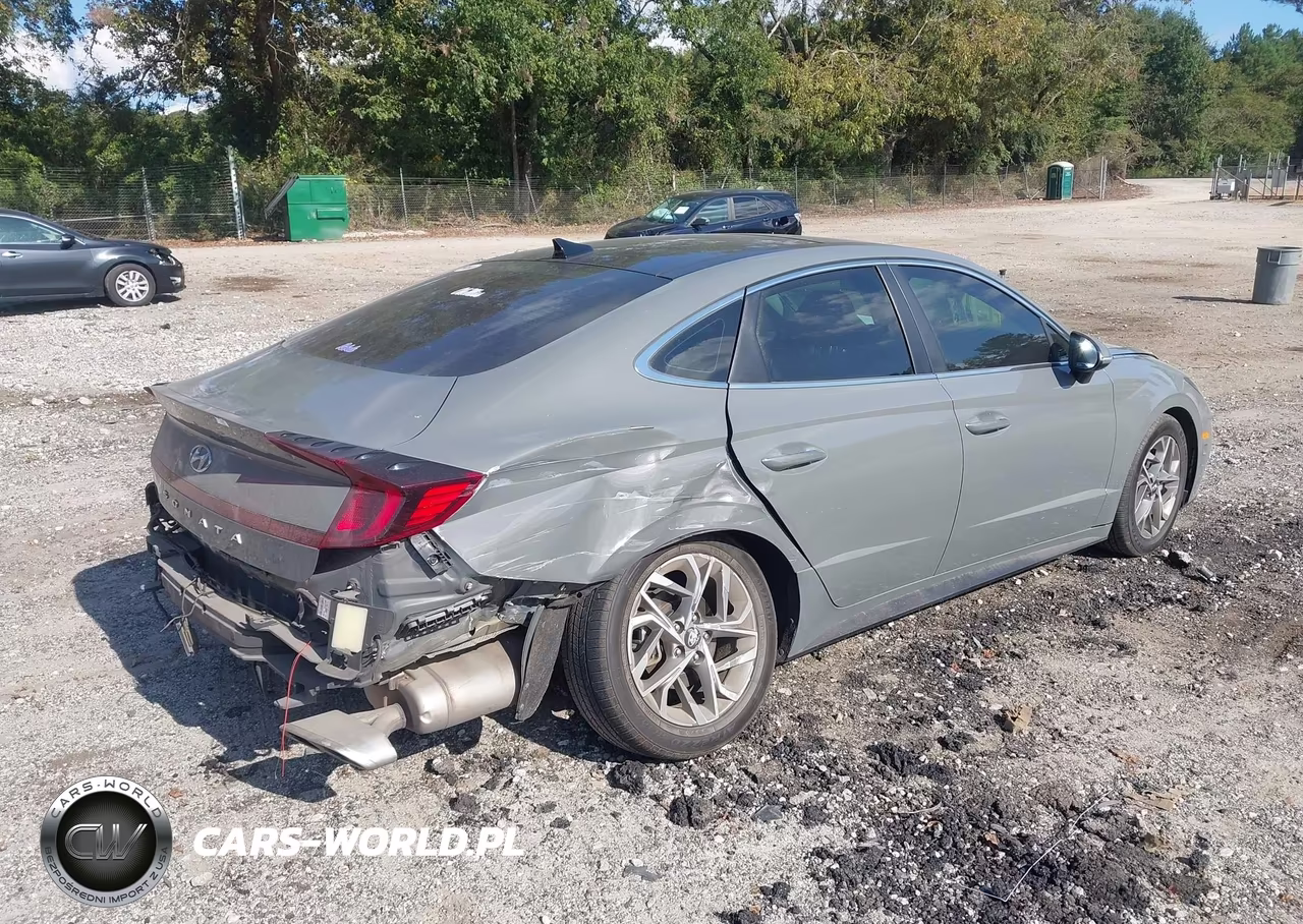 2021 Hyundai Sonata Sel VIN:KMHL14JA6MA161599 - 4