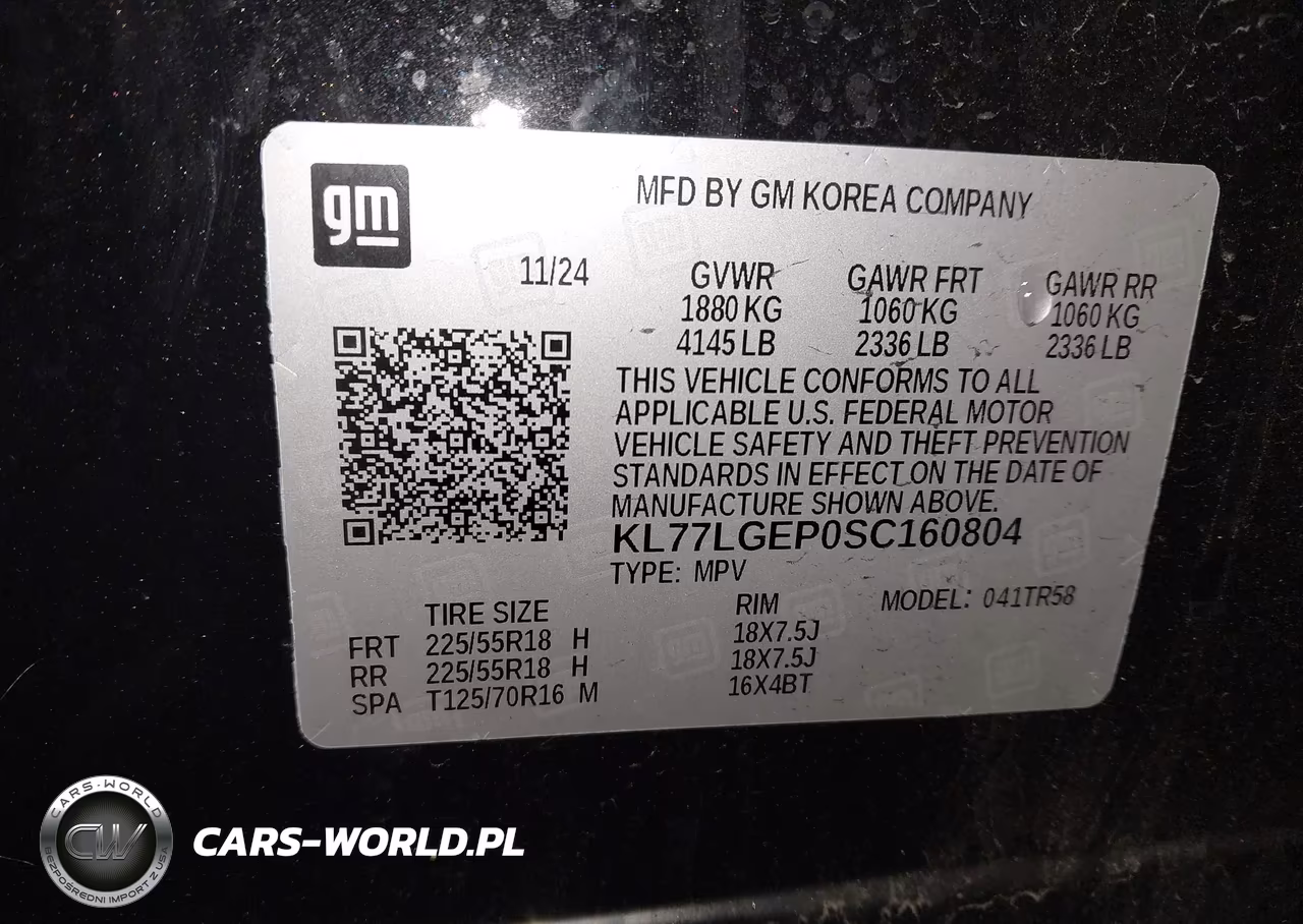 2025 Chevrolet Trax Fwd 1Rs VIN:KL77LGEP0SC160804 - 9