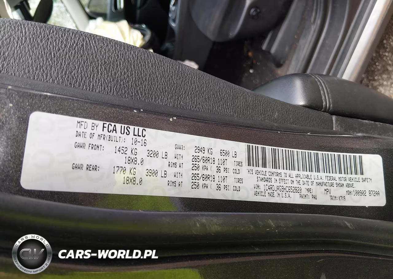 2017 Dodge Durango Sxt Awd VIN:1C4RDJAG9HC652820 - 9