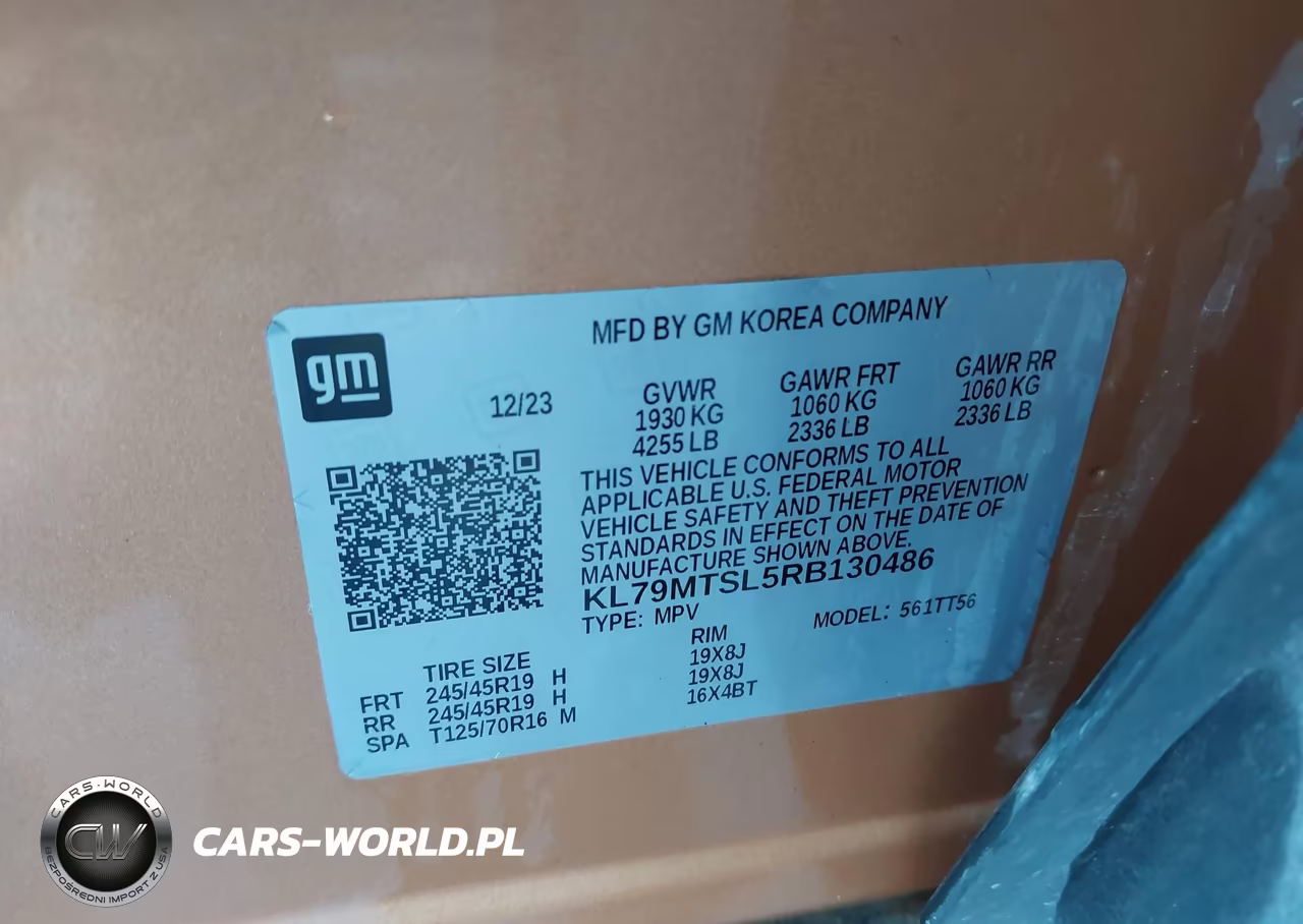 2024 Chevrolet Trailblazer Fwd Rs VIN:KL79MTSL5RB130486 - 9