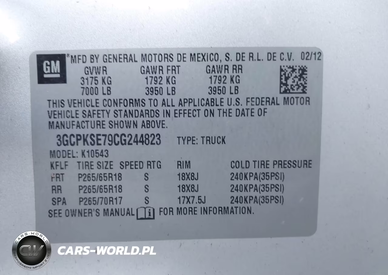 2012 Chevrolet Silverado 1500 Lt VIN:3GCPKSE79CG244823 - 9