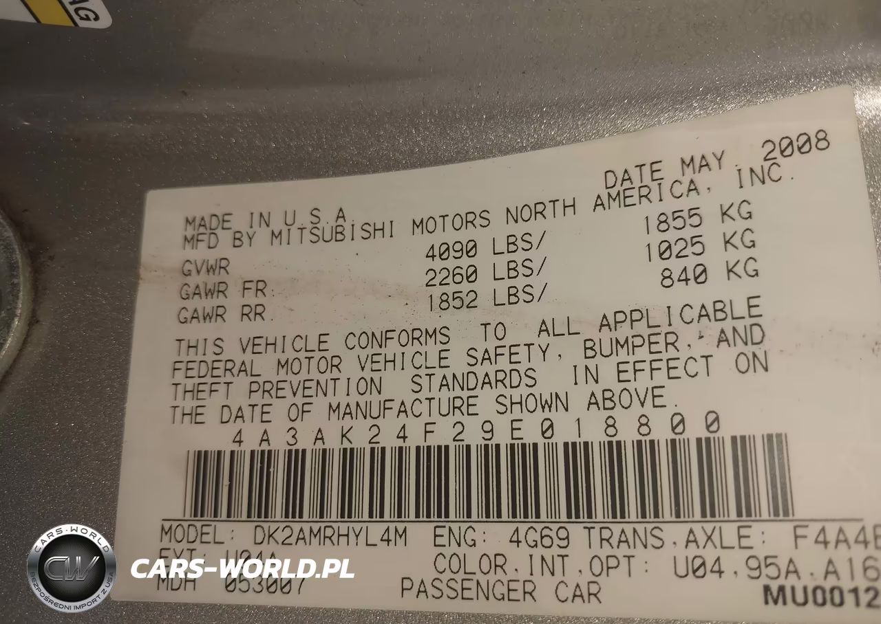 2009 Mitsubishi Eclipse Gs VIN:4A3AK24F29E018800 - 9