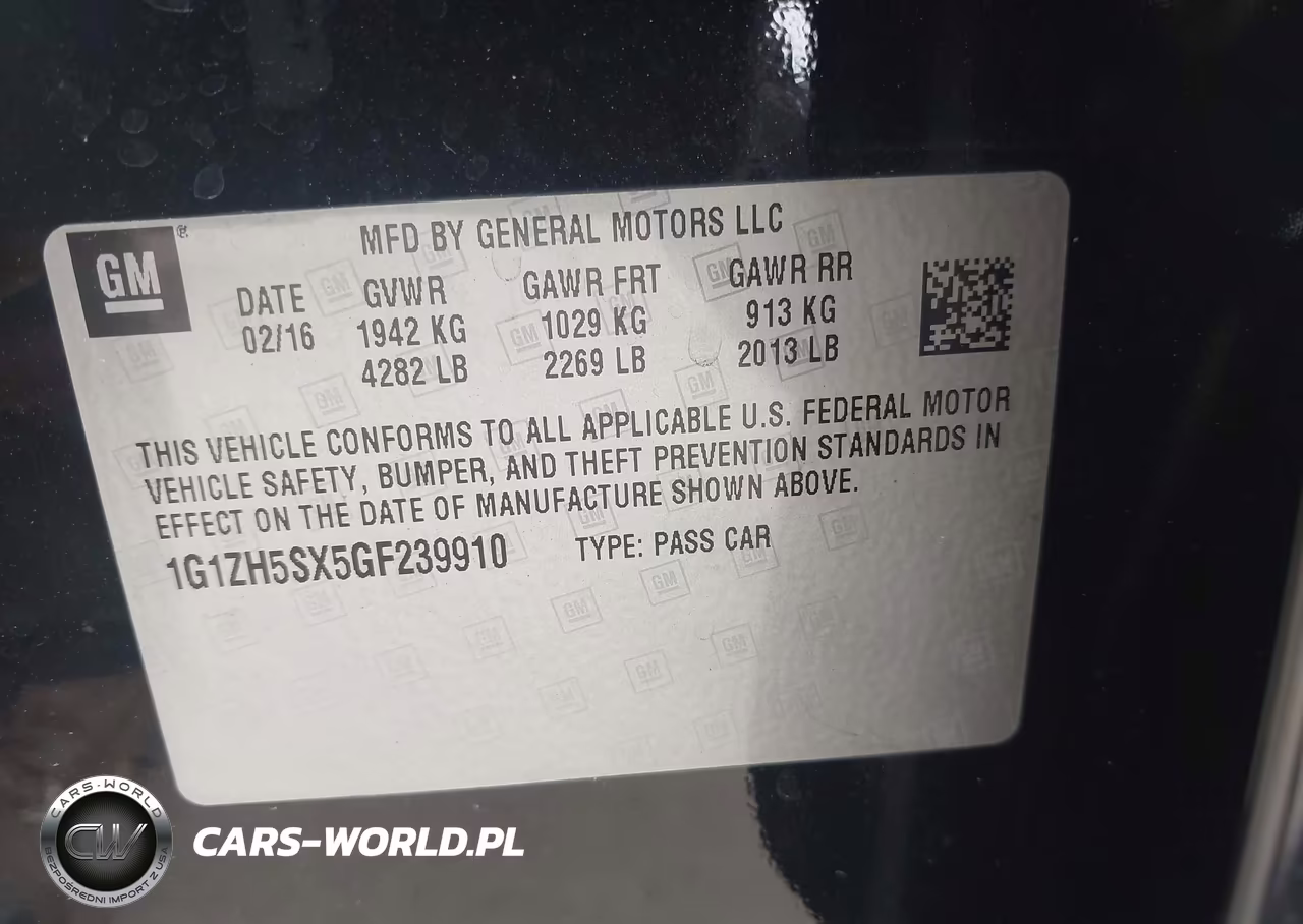 2016 Chevrolet Malibu Premier VIN:1G1ZH5SX5GF239910 - 9