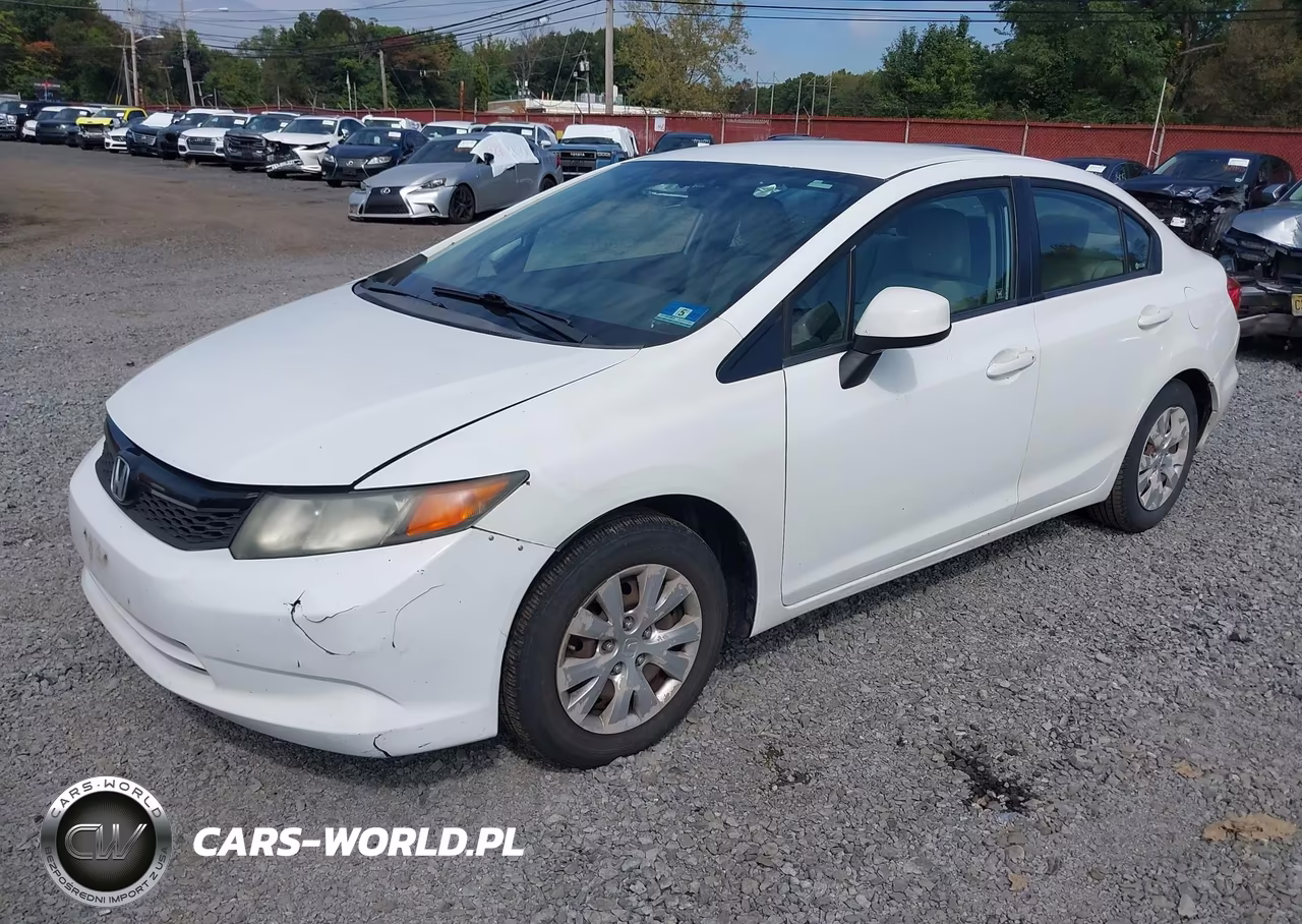 2012 Honda Civic Sdn Lx VIN:2HGFB2F55CH300931 - 2