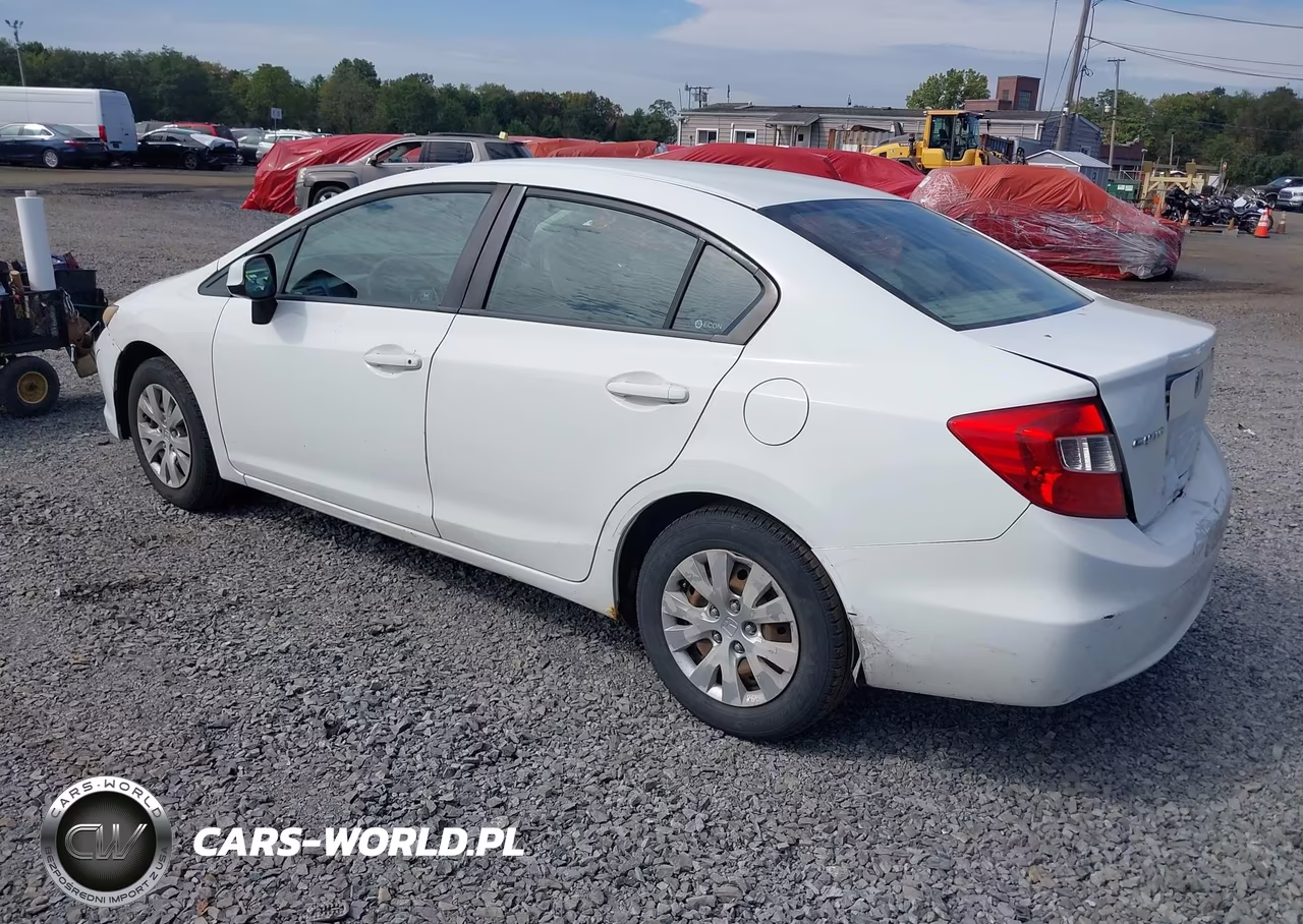 2012 Honda Civic Sdn Lx VIN:2HGFB2F55CH300931 - 3