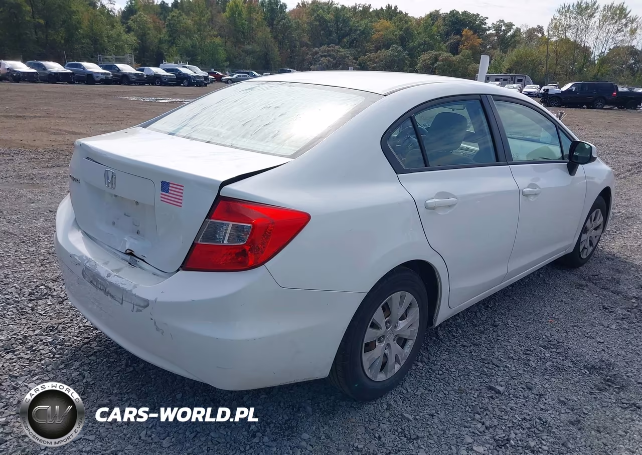 2012 Honda Civic Sdn Lx VIN:2HGFB2F55CH300931 - 6