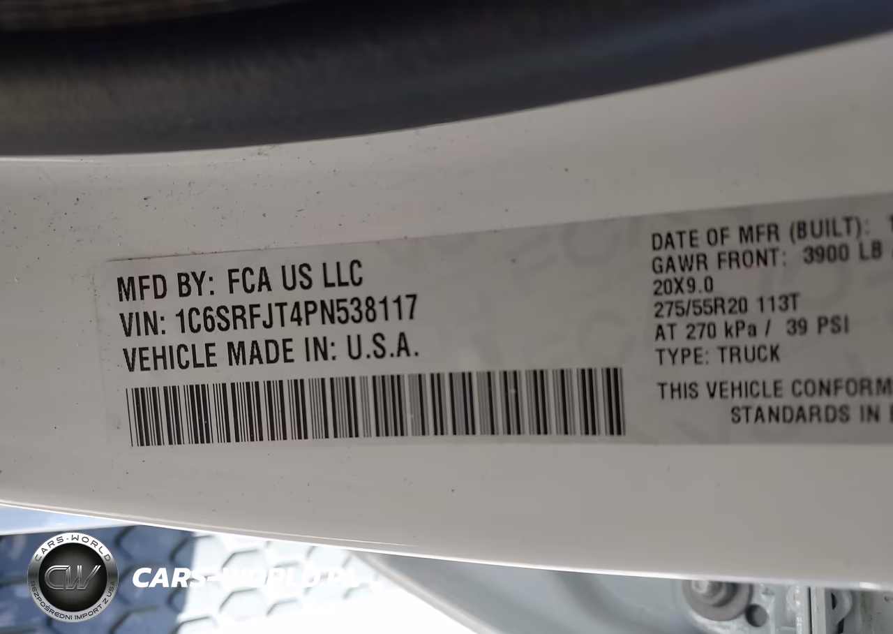 2023 Ram 1500 Laramie 4X4 5'7 Box VIN:1C6SRFJT4PN538117 - 9