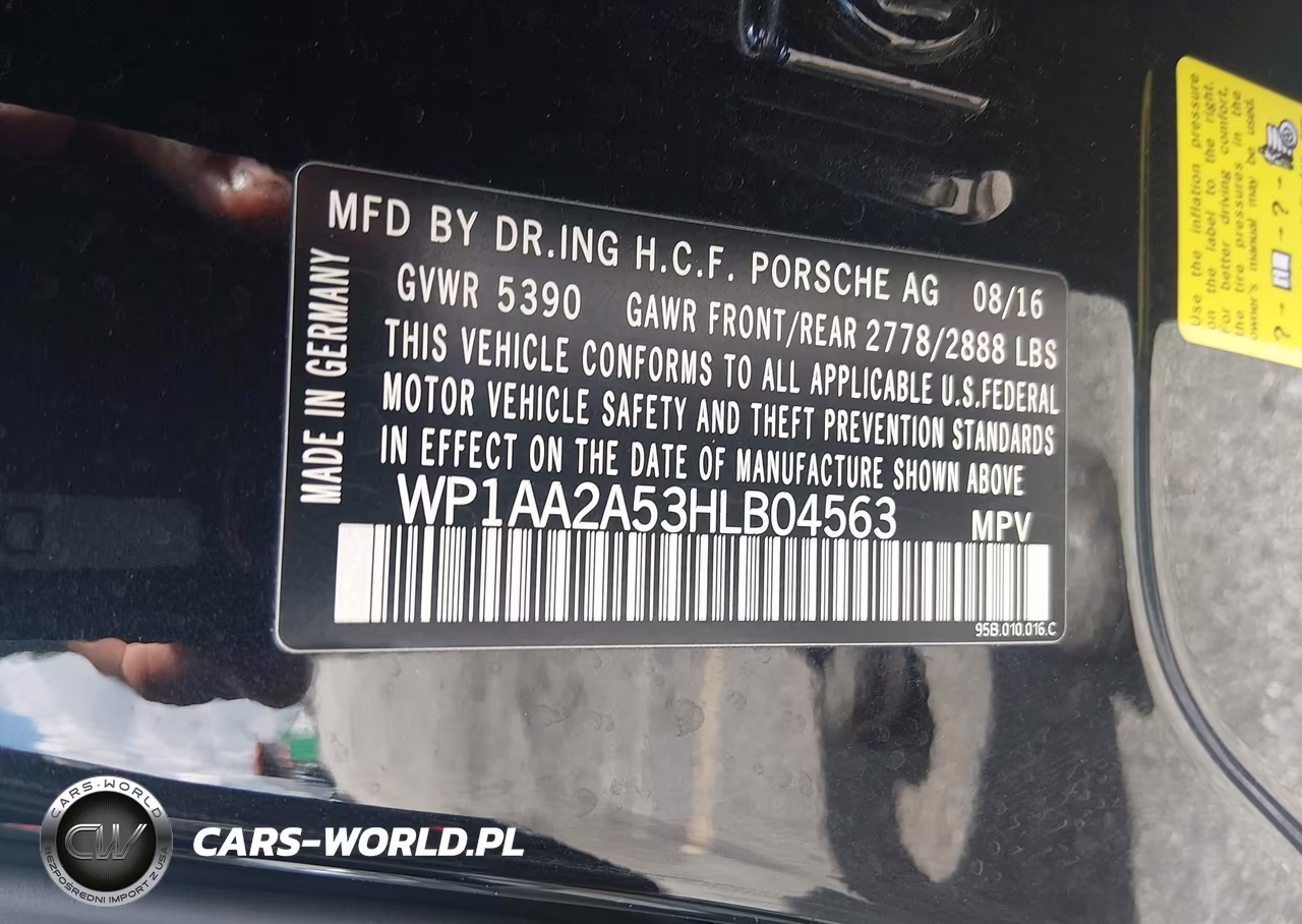 2017 Porsche Macan VIN:WP1AA2A53HLB04563 - 9