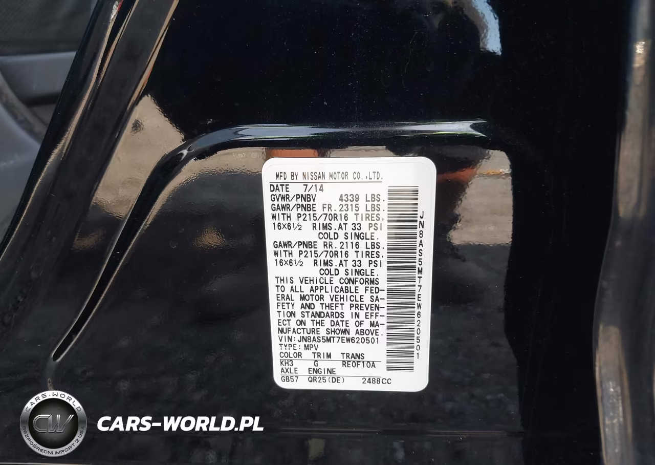 2014 Nissan Rogue Select S VIN:JN8AS5MT7EW620501 - 9