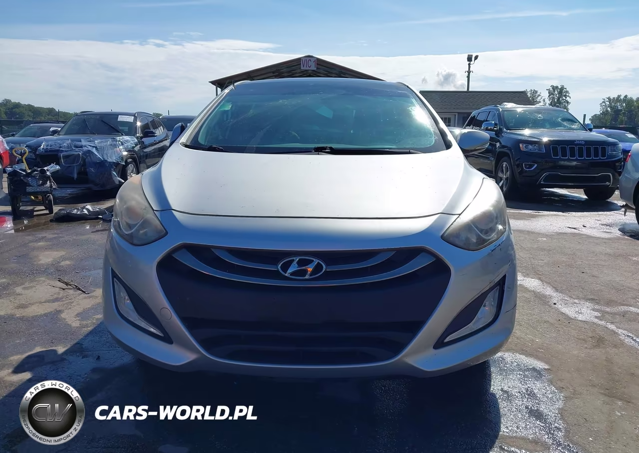 2013 Hyundai Elantra Gt Base W-Blue VIN:KMHD35LE5DU104474 - 12