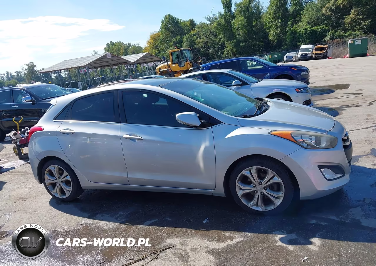 2013 Hyundai Elantra Gt Base W-Blue VIN:KMHD35LE5DU104474 - 13