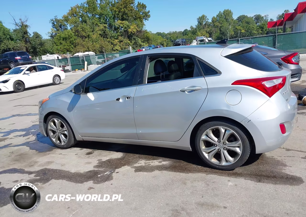 2013 Hyundai Elantra Gt Base W-Blue VIN:KMHD35LE5DU104474 - 14