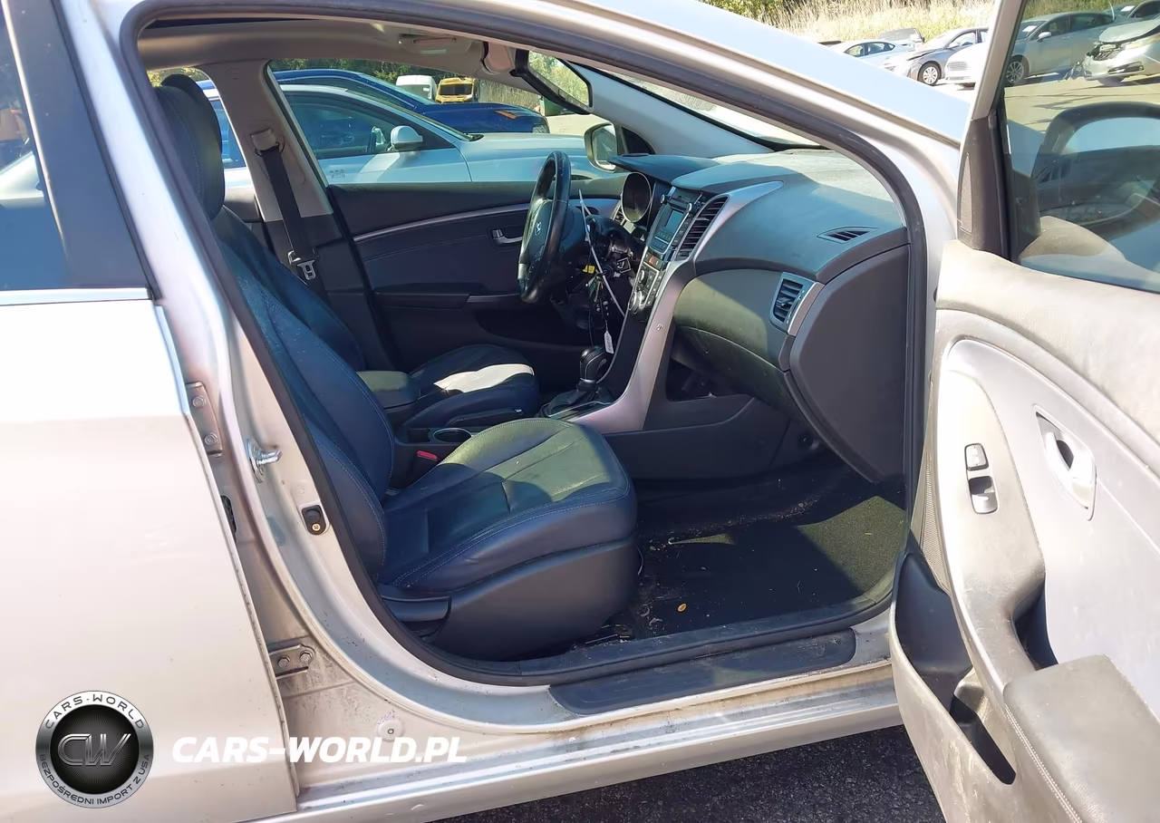 2013 Hyundai Elantra Gt Base W-Blue VIN:KMHD35LE5DU104474 - 5
