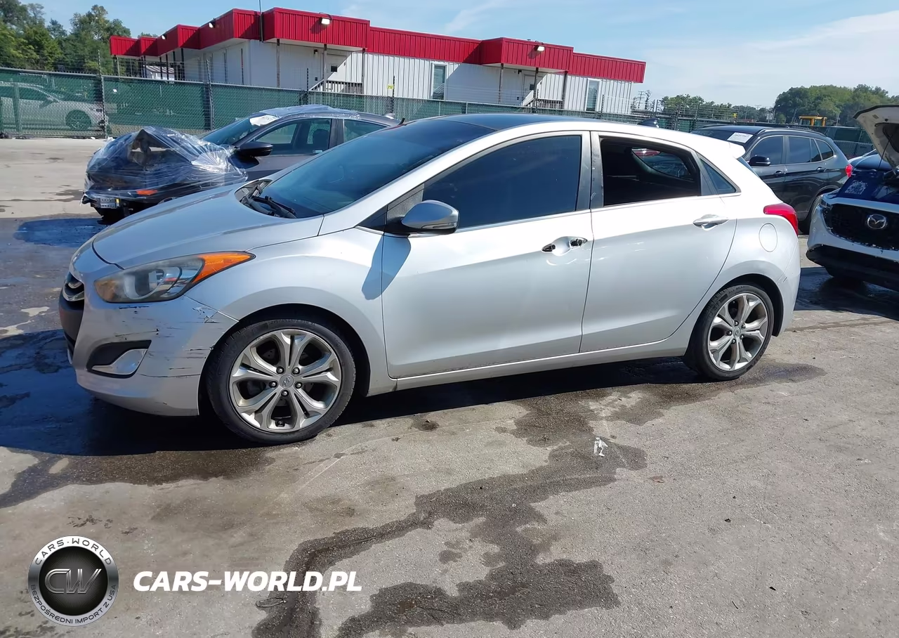 2013 Hyundai Elantra Gt Base W-Blue VIN:KMHD35LE5DU104474 - 6