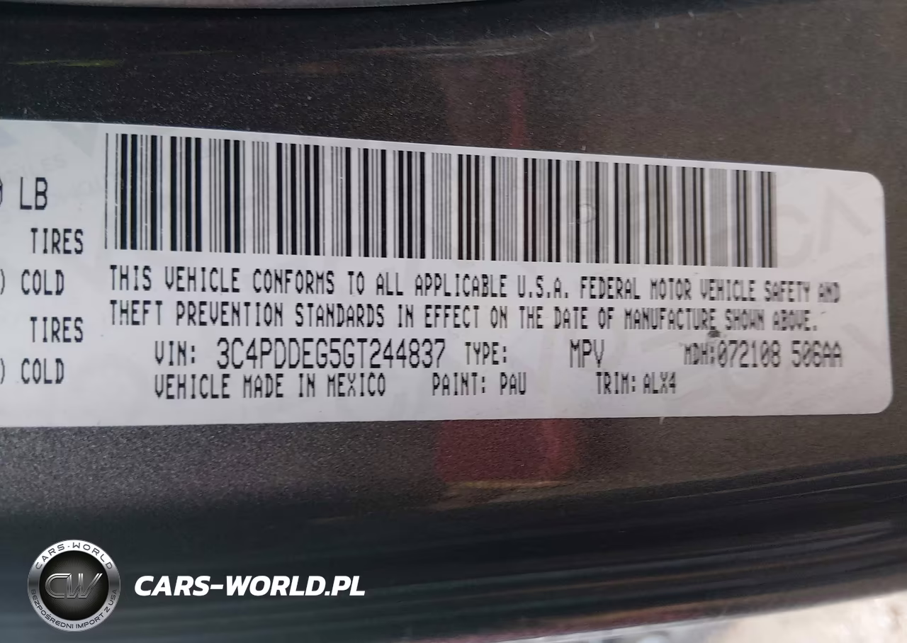 2016 Dodge Journey R-T VIN:3C4PDDEG5GT244837 - 9