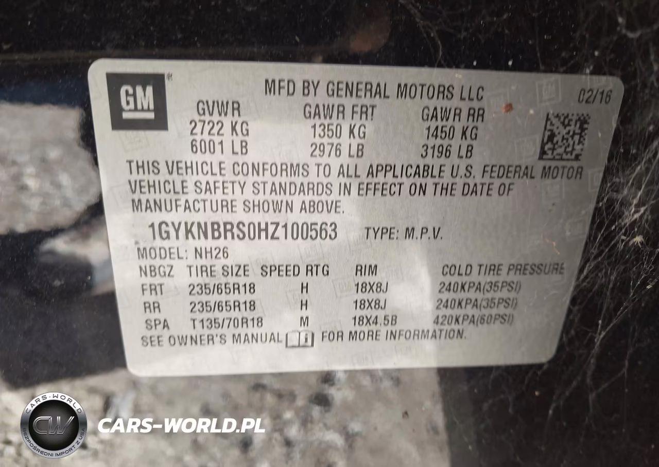 2017 Cadillac Xt5 Luxury VIN:1GYKNBRS0HZ100563 - 9