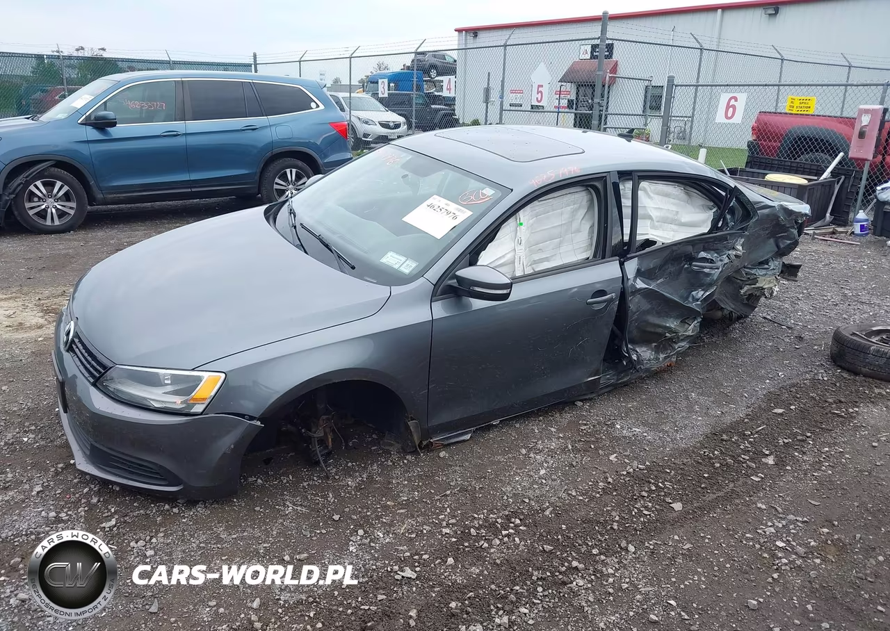 2012 Volkswagen Jetta 2.5L Se VIN:3VWDP7AJ5CM308521 - 2