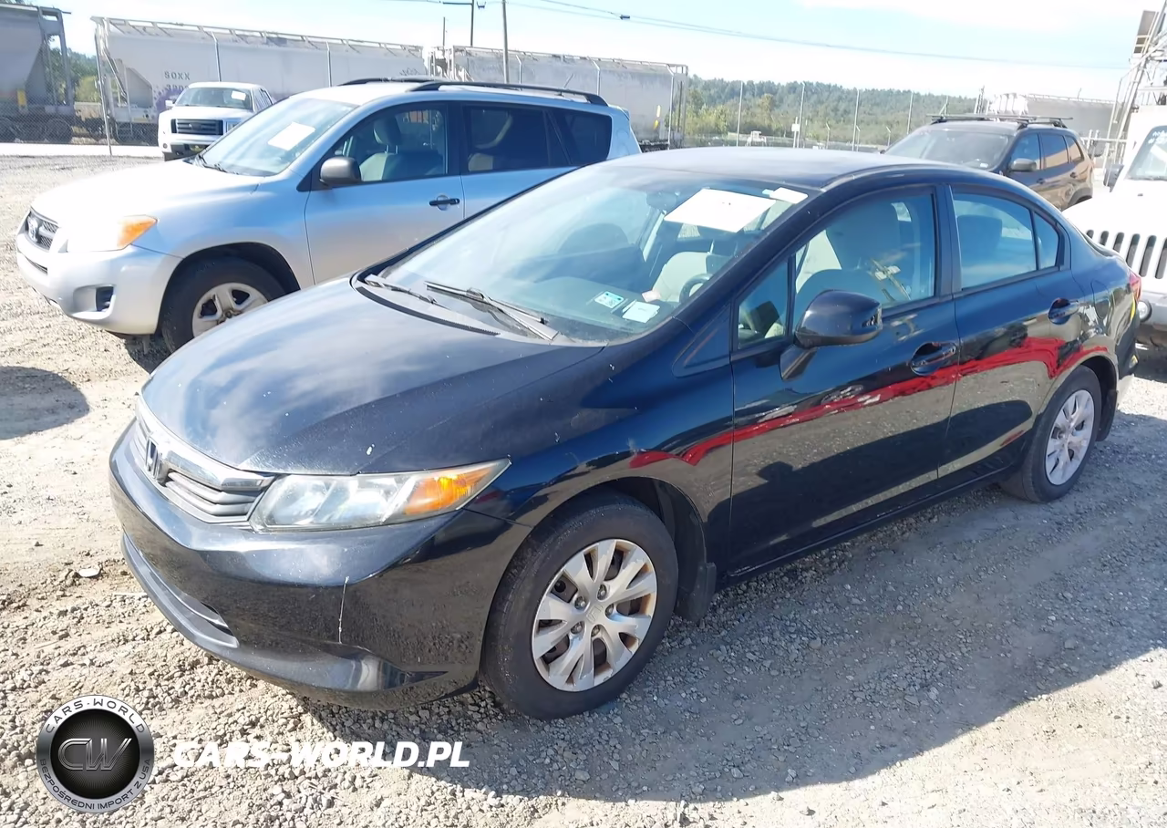 2012 Honda Civic Lx VIN:19XFB2F51CE027951 - 2