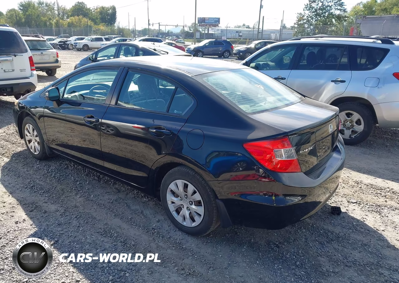 2012 Honda Civic Lx VIN:19XFB2F51CE027951 - 3