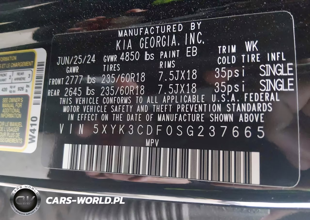 2025 Kia Sportage Ex VIN:5XYK3CDF0SG237665 - 9